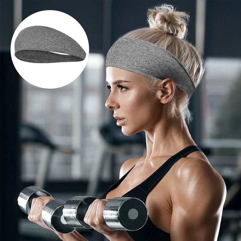 Stretch Sports Head Band Mens Women Sweat Sweatband Headband Yoga Gym Running Workout 0