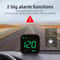 Speedometer Head Up Display Digital Car HUD GPS MPH KMH Compass Overspeed Alarm Dashboard Monitor 3