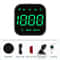 Speedometer Head Up Display Digital Car HUD GPS MPH KMH Compass Overspeed Alarm Dashboard Monitor 4