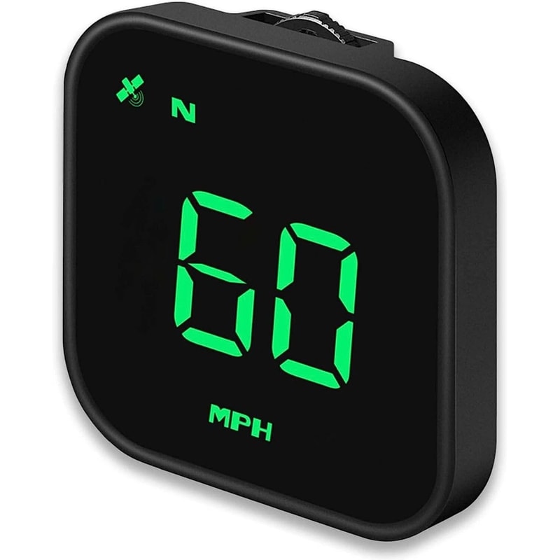 Speedometer Head Up Display Digital Car HUD GPS MPH KMH Compass Overspeed Alarm Dashboard Monitor 6