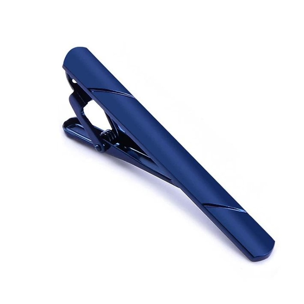 Necktie Bar Clasp Clamp Mens Stainless Steel Tie Clip Pin Gold Black Silver 9