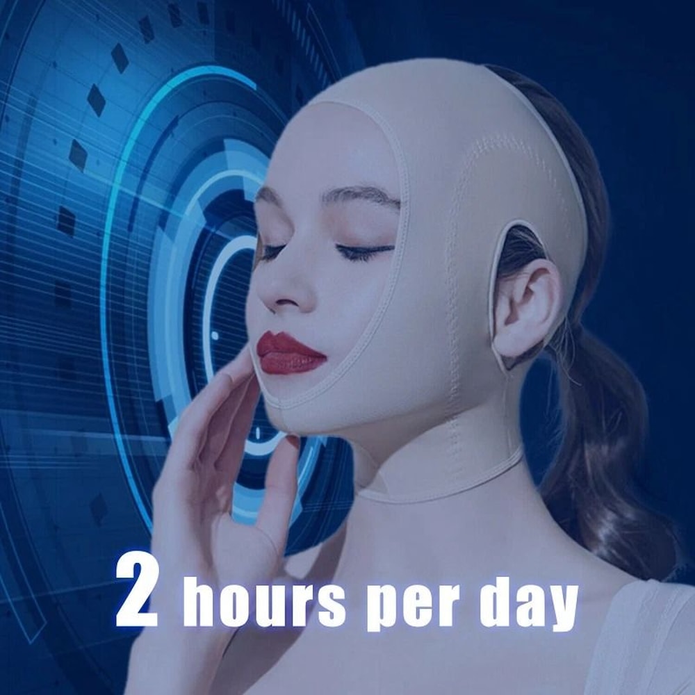 Slimming Double Chin Reducer Mask Reusable V Line Face Lifting Belt AntiWrinkle 4