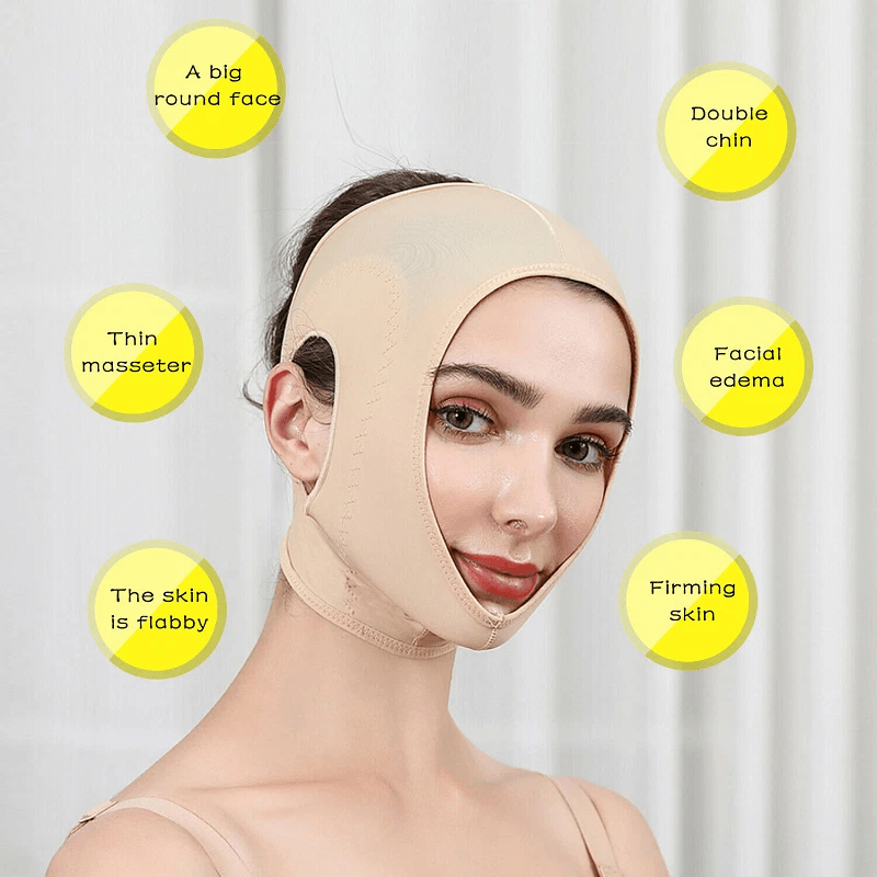 Slimming Double Chin Reducer Mask Reusable V Line Face Lifting Belt AntiWrinkle 5