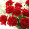 Realistic Bouquet Red Silk Roses Artificial Flowers Valentine Home Decor 3