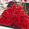 Realistic Bouquet Red Silk Roses Artificial Flowers Valentine Home Decor 4