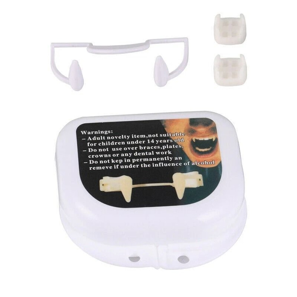 Fangs Halloween Cosplay Retractable Vampire Teeth Makeup Zombie Dentures Teeth 2