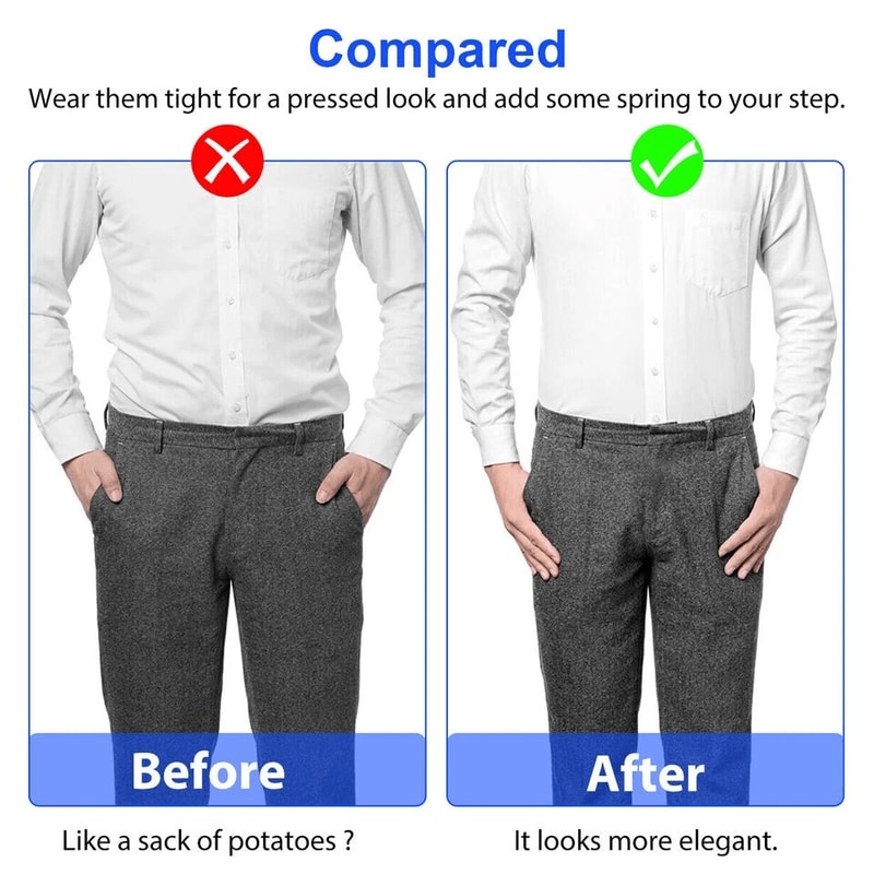 Comfortable Garters NonSlip YShape Shirt Stays Rugged Design Adjustable Shirt Holders 6