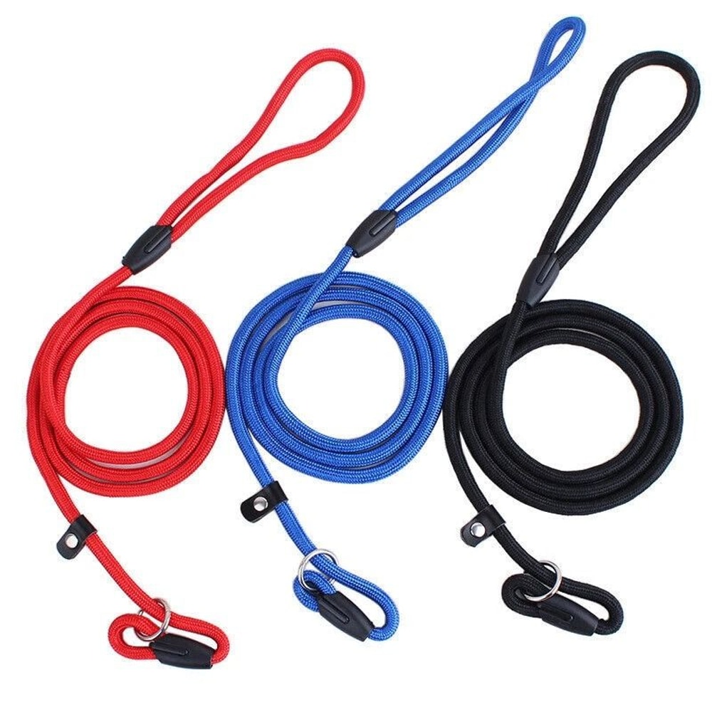 Adjustable Pet Puppy Leash Durable Nylon Slip Lead Dog Training Collar Loop Rope 1