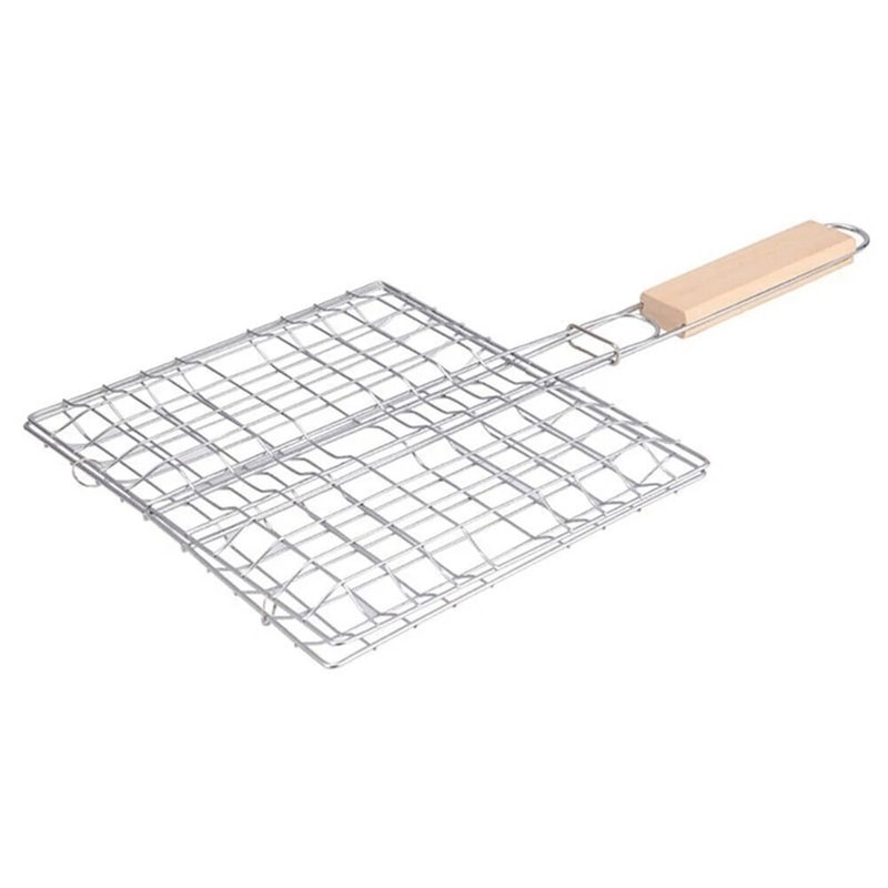 Grilling Basket Steak Meat Fish Grill BBQ Net Barbecue Vegetable Holder Tools 3