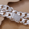 Sterling Silver Bracelet For Men Jewelry Heavy Thick Cuban Link Chain Bangle 5