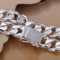 Sterling Silver Bracelet For Men Jewelry Heavy Thick Cuban Link Chain Bangle 5
