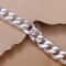 Sterling Silver Bracelet For Men Jewelry Heavy Thick Cuban Link Chain Bangle 6