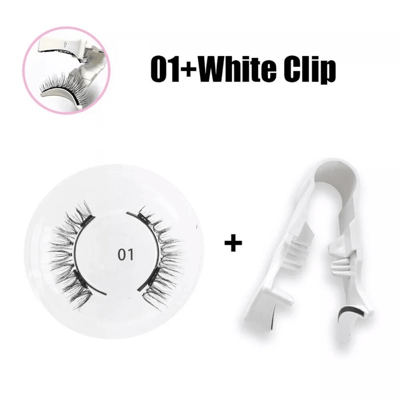 No Glue Needed Natural Lashes Kit Reusable Magnetic Eyelashes With Applicator Quick Glam Look 13