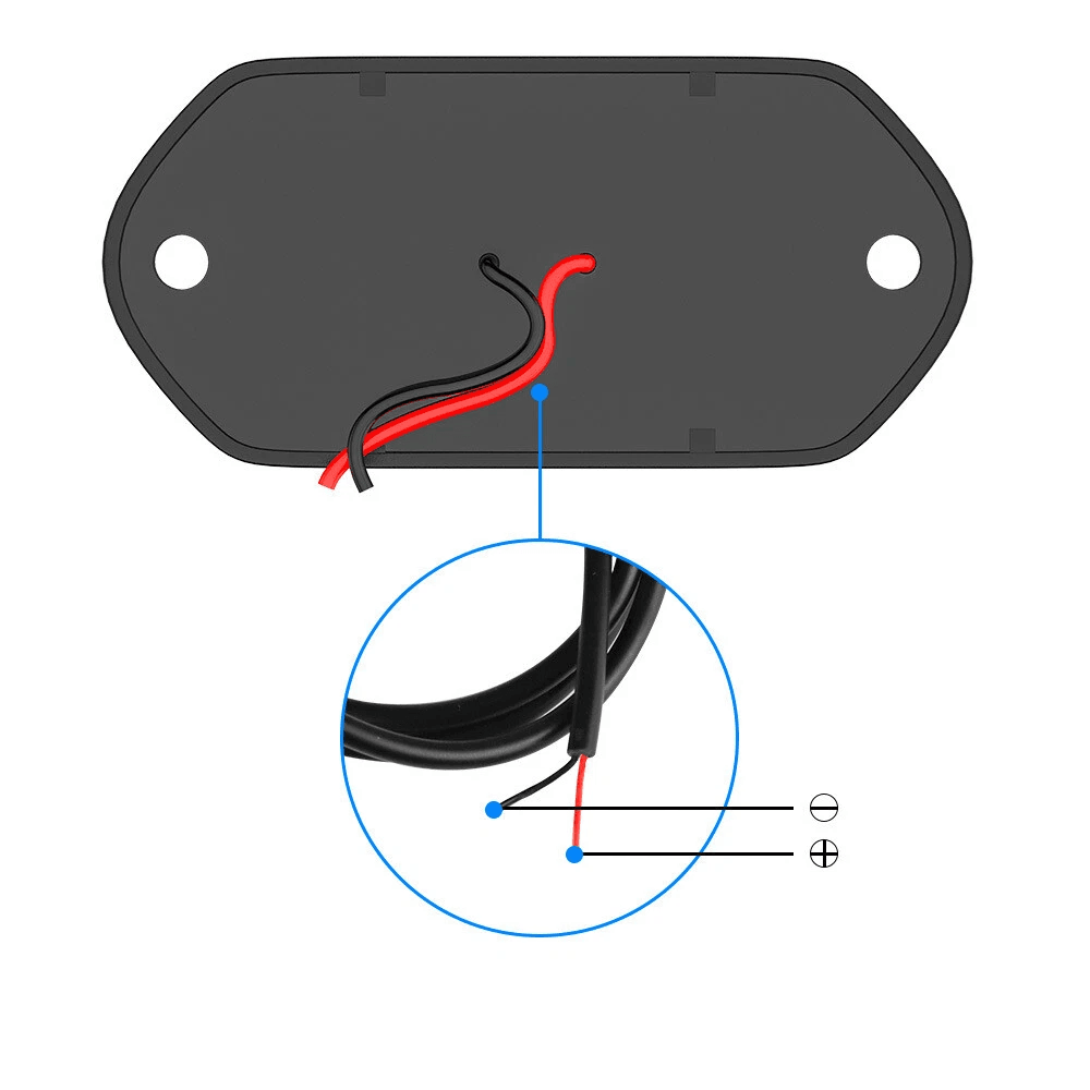 LED License Plate Light Universal White Tag Lamp For Truck Trailer SUV RV Van 4