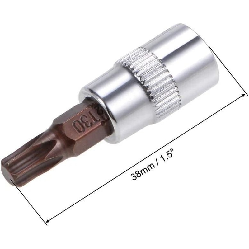 Drive X T30 Torx Bit Socket S2 Steel CRV Length Impact Sockets 2