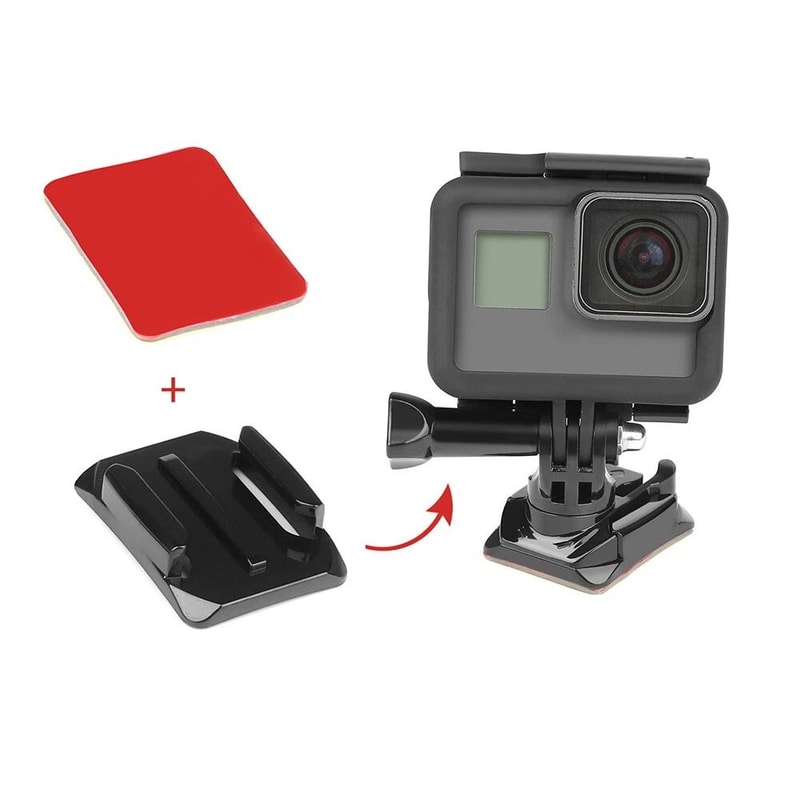 GoPro HERO Helmet Accessories Flat Curved Adhesive Mount Secure And Reliable Mounting Solution 4