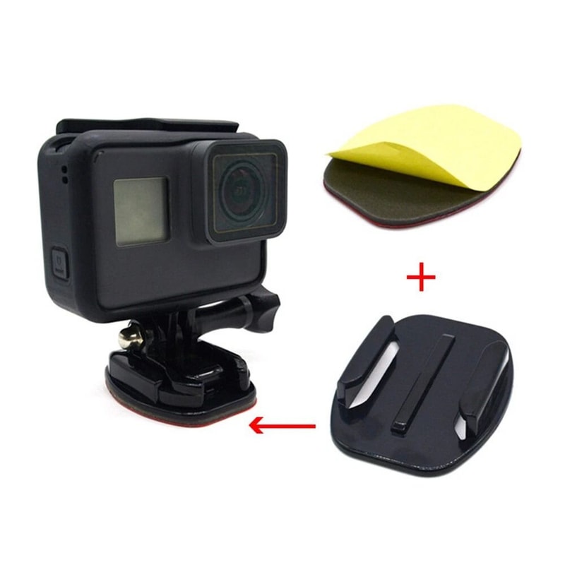 GoPro HERO Helmet Accessories Flat Curved Adhesive Mount Secure And Reliable Mounting Solution 6