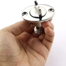 316 stainless steel oval boat garboard drain plug, durable with o ring for hole