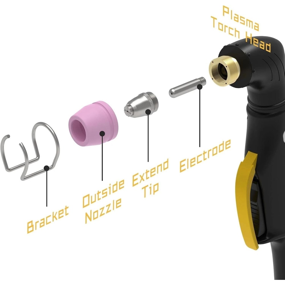 Plasma Cutter Consumables Tip Kit For AG60 WSD60 CUT50 60Amp 1