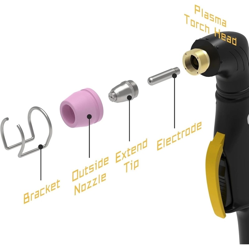 Plasma Cutter Consumables Tip Kit For AG60 WSD60 CUT50 60Amp 1