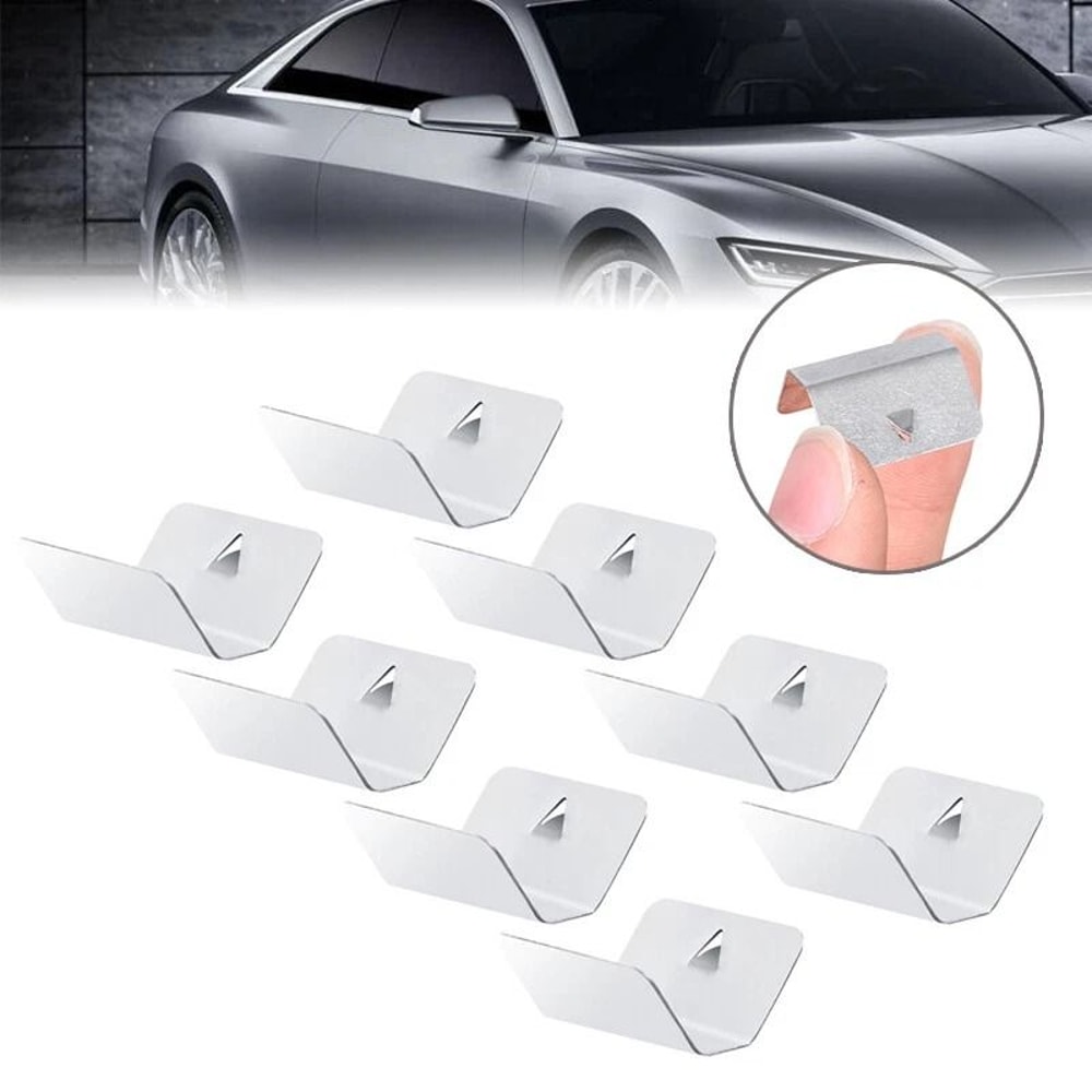 New Metal Retaining Clips For Wind Rain Deflector Channel 0