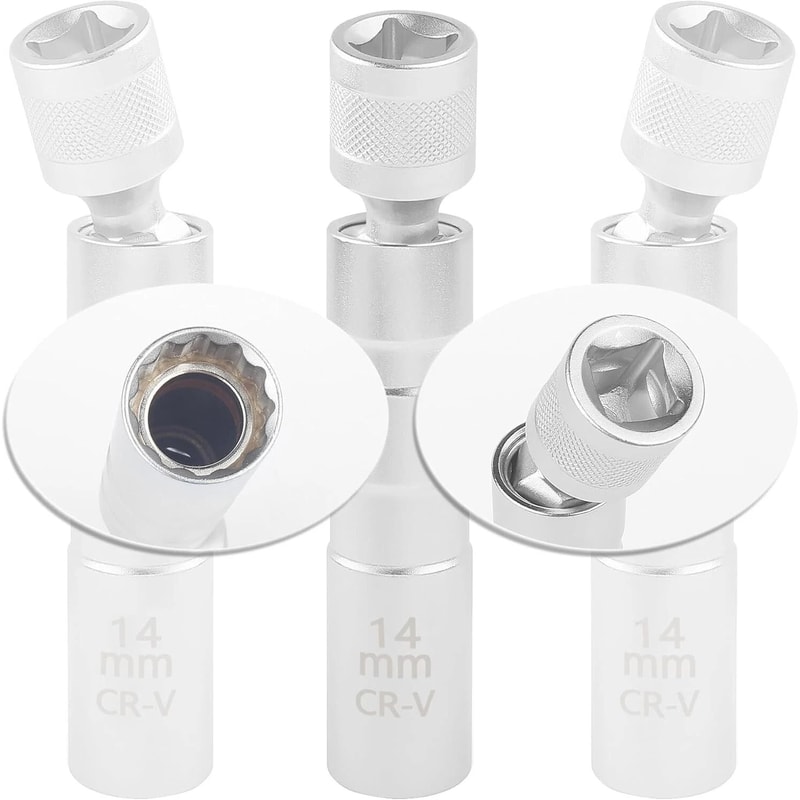 BMW Spark Plug Socket Removal Tool Point Thin Wall Swivel Tool 2