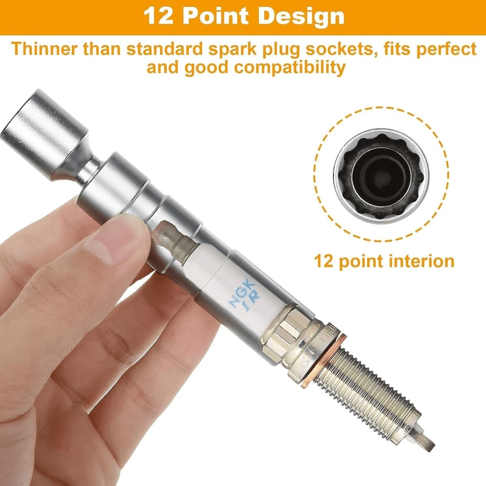 BMW Spark Plug Socket Removal Tool Point Thin Wall Swivel Tool 5