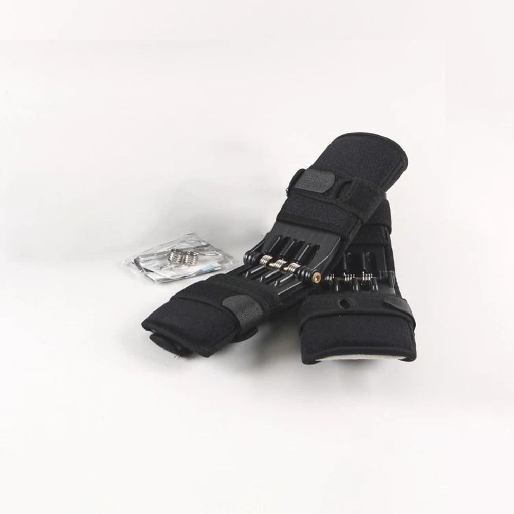 Knee Support Brace Pads For Squat Lift Joint Booster Sports Power Spring Force 1