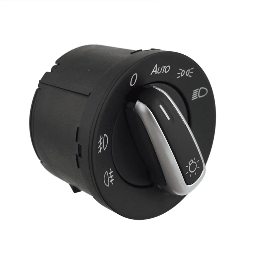 Chrome Euro Switch AUTO Headlight Golf GTI MK5 MK6 Jetta 2