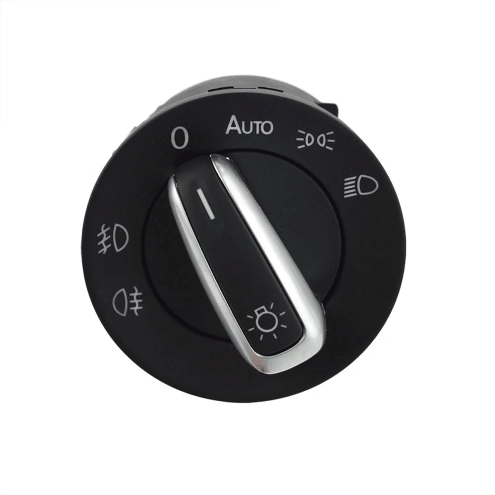 Chrome Euro Switch AUTO Headlight Golf GTI MK5 MK6 Jetta 4