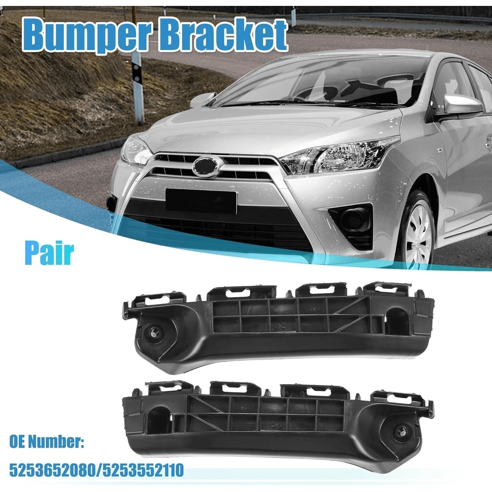 Support Bumper Bracket Set For Toyota Yaris Front Left And Right Brackets HighQuality Parts 6