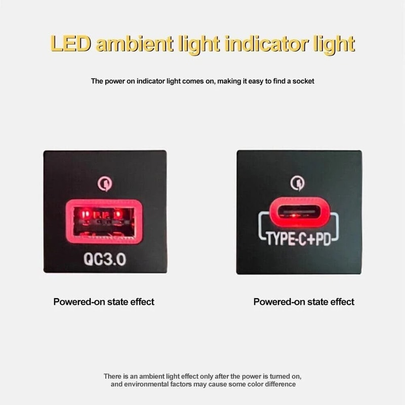 USB QC30 Charger PD For VW Golf GTI RLine VW Jetta MK6 2