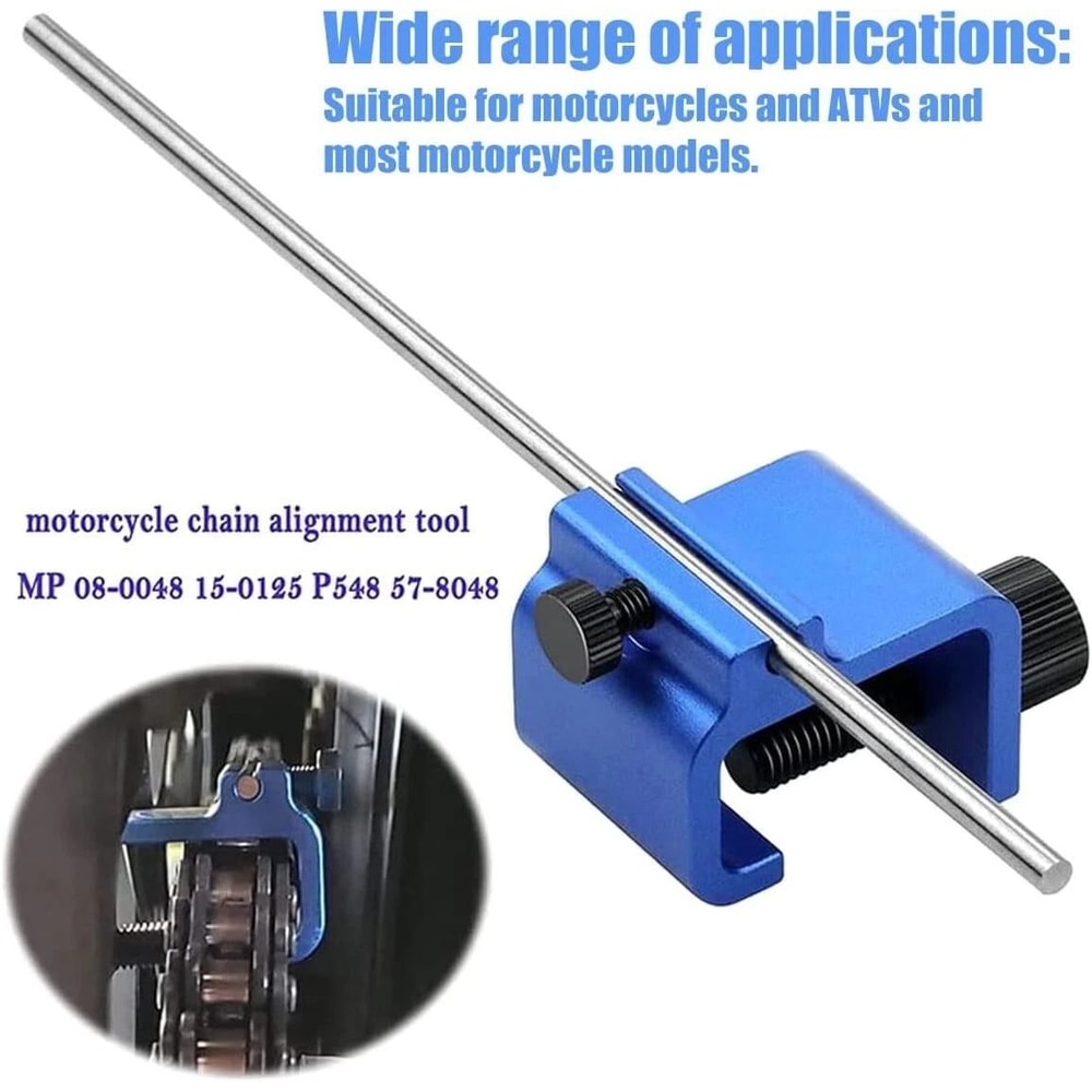 Motorcycle Chain Alignment Tool For Honda Yamaha Suzuki Sprocket Chain Adjusting Tool 4