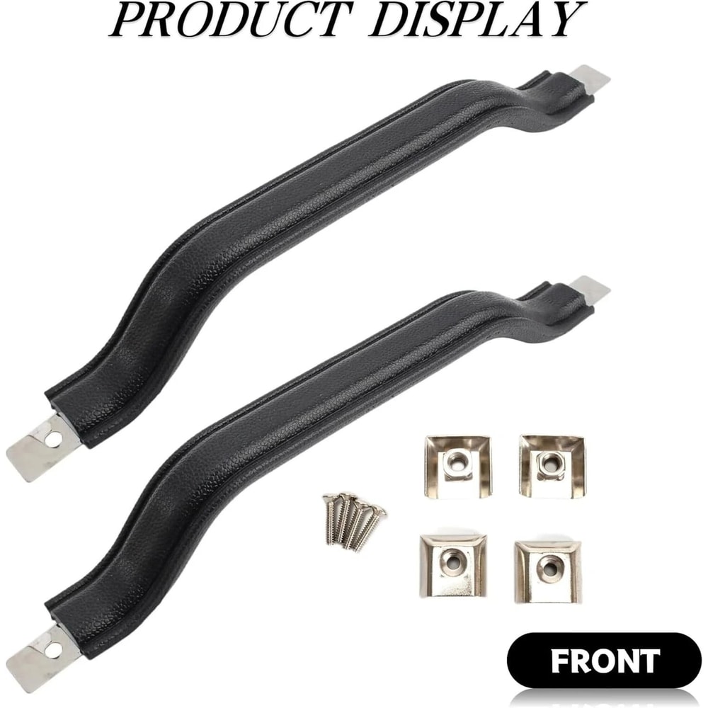 Black Interior Door Pull Strap Inside Handle Set Pair WRANGLER NEW 2