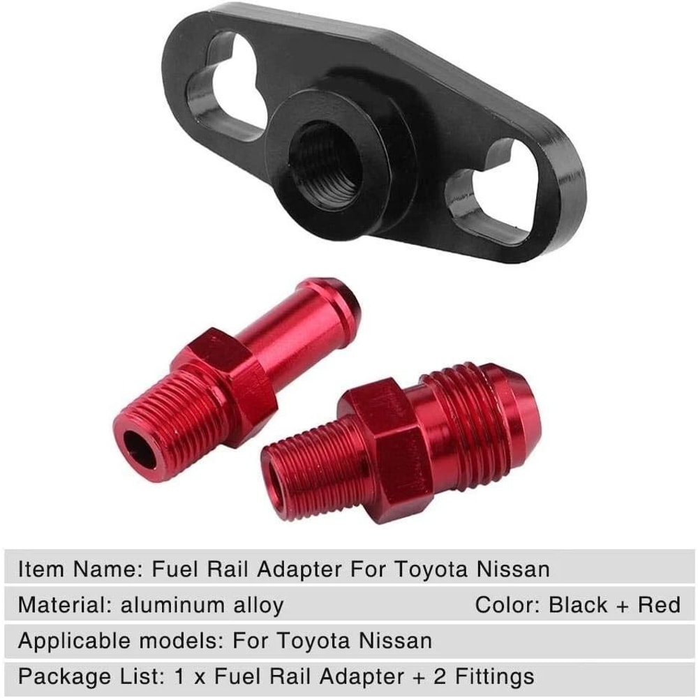 Fuel Pressure Regulator FPR Adapter Kit For Toyota Nissan 1