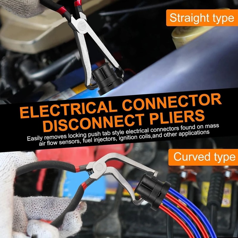 60 Degree Pliers Electrical Disconnect Connector Separator Wiring Tools 3