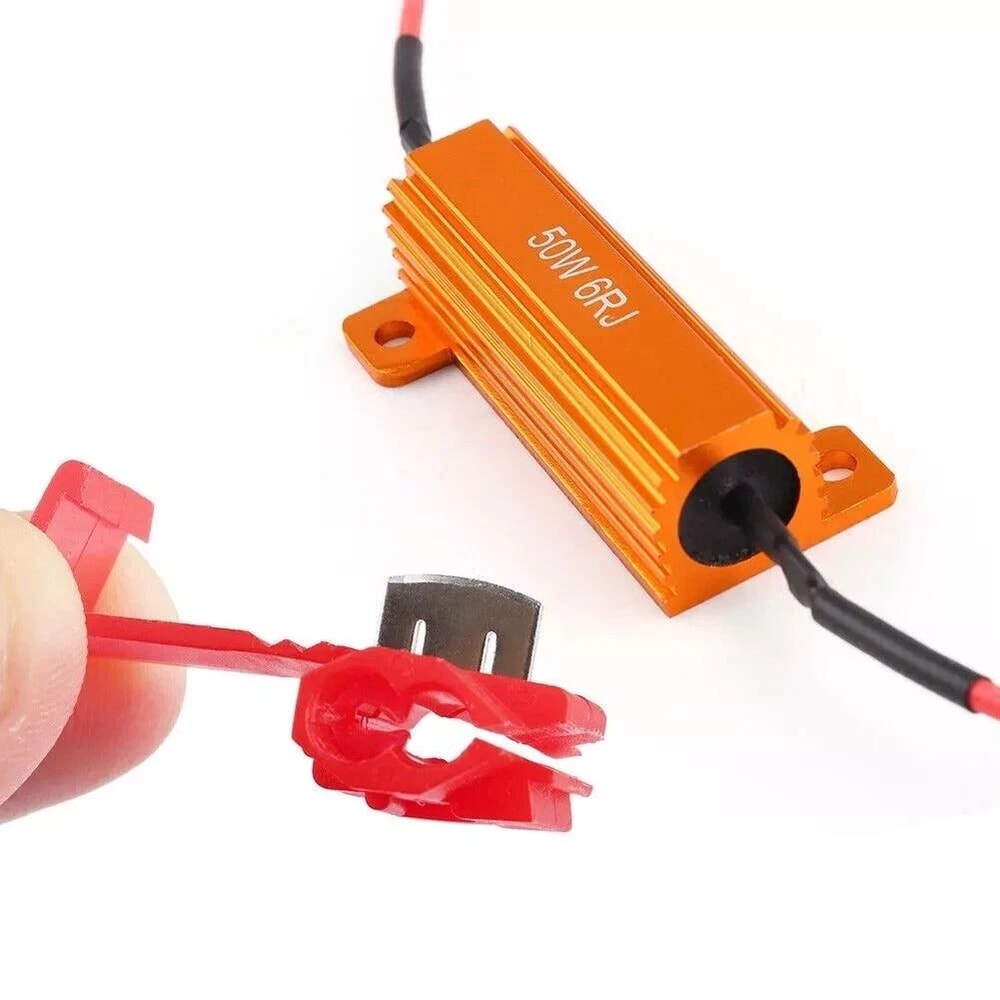6RJ Load Resistor LED Decoder FIX Hyper Flash Turn Signal Blinker 1