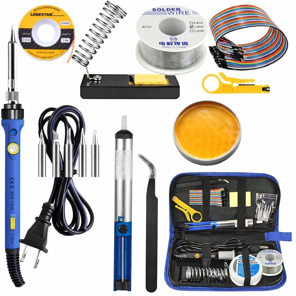 Welding Gun Kit Electric Soldering Iron With Desoldering Pump 0