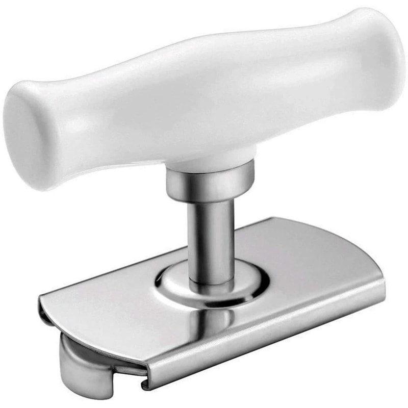 Easy Grip Adjustable Bottle Opener Stainless Steel Jar Lid Remover Twist Off Can Tool 1