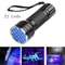 Portable UV Flashlight Black Light LED For Pet Urine Detection And Stain Removal 7