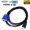 HDMI Male To VGA Adapter Cable For PC DVD HDTV Video Converter 4