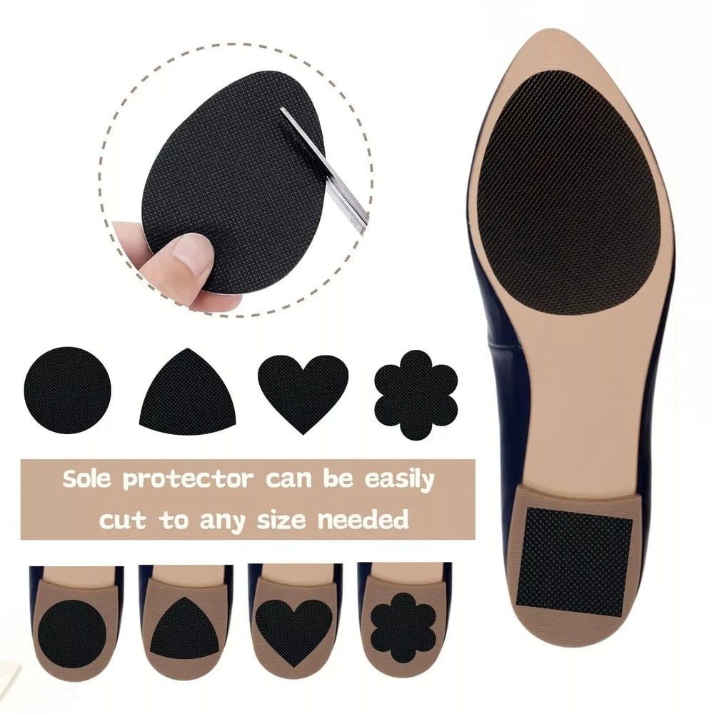 AntiSlip Shoe Grips NonSlip Shoes Pads For Secure Footing 3