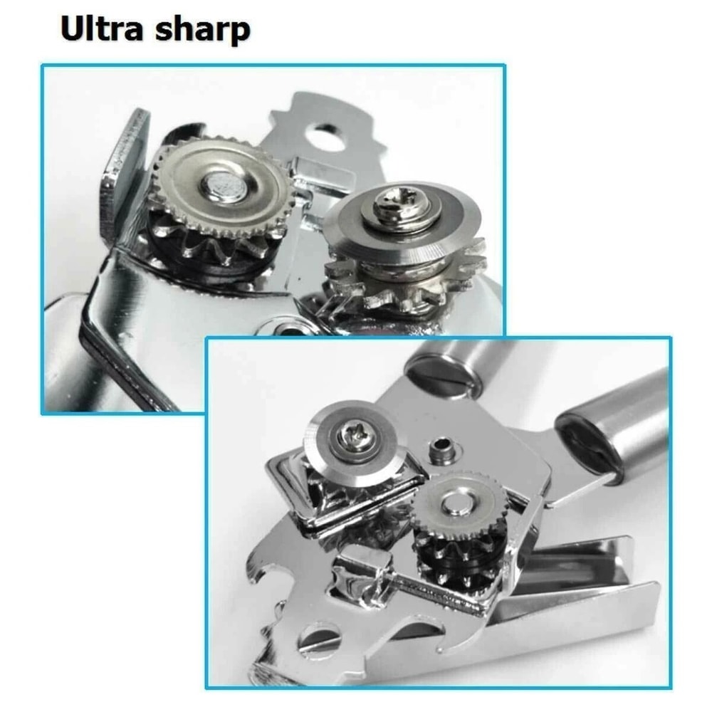 Stainless Steel Heavy Duty CAN OPENER Strong Blades Professional Chef Tool NEW 1