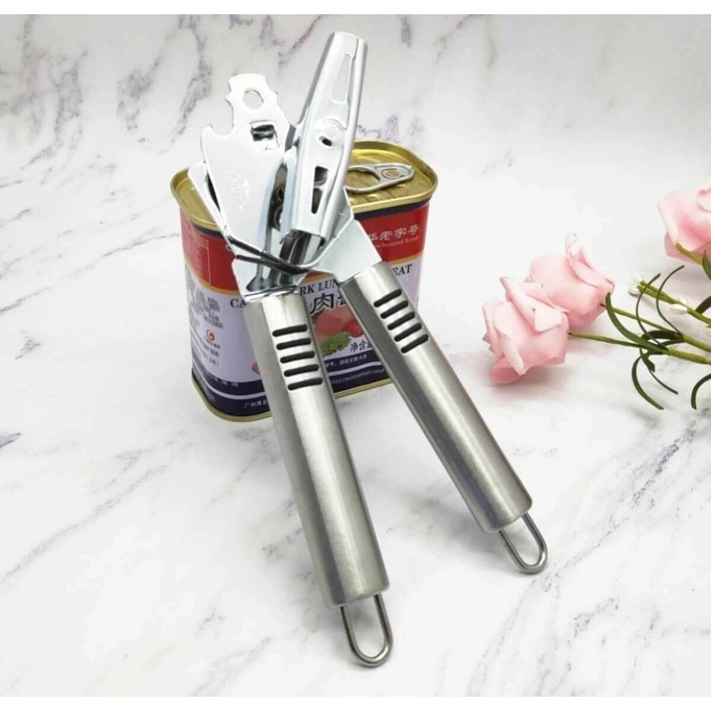 Stainless Steel Heavy Duty CAN OPENER Strong Blades Professional Chef Tool NEW 0