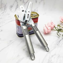 stainless steel heavy duty can opener, strong blades, professional chef tool new