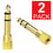 Stereo Headphone Audio Adapter Male Plug To Female Jack Connector 4