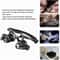 Jewelry Watch Repair Magnifier Loupe Glasses With LED Light Lens Double Eye Design 3