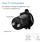 Waterproof Car Cigarette Lighter Adapter Power Socket Outlet Charger Plug 3
