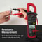 Digital Clamp Meter Handheld True RMS Multimeter AC Volt Amp Ohm Cap Tester 10