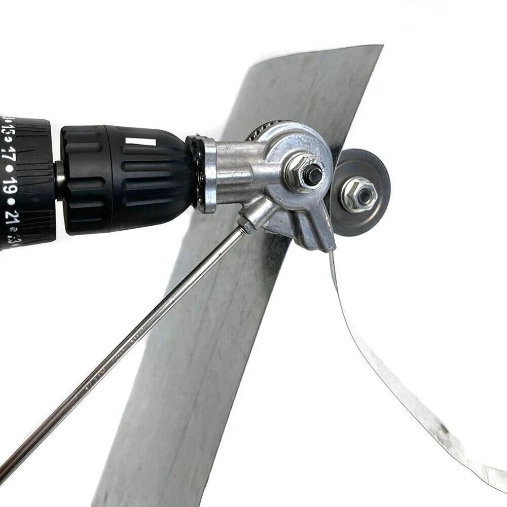 Metal Sheet Cutter Nibbler Saw Electric Drill Shears Plate Cutter Attachment 2
